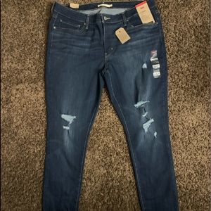 Levi's® Women's 711 Mid-Rise Skinny Jeans - Lapis Breakdown 34